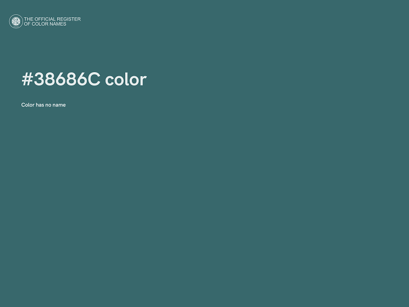 #38686C color image