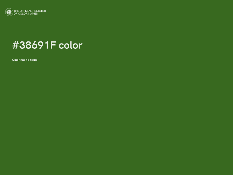#38691F color image