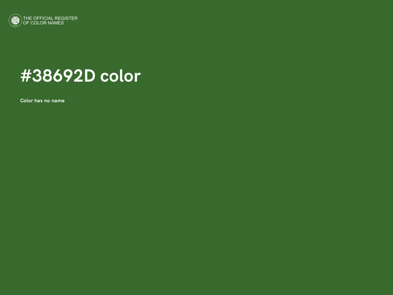 #38692D color image