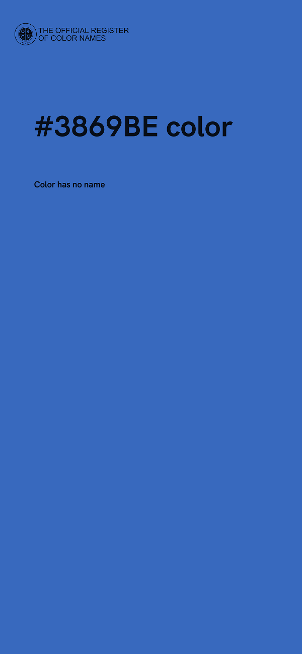 #3869BE color image
