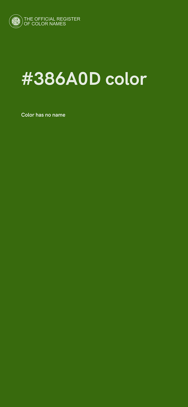 #386A0D color image