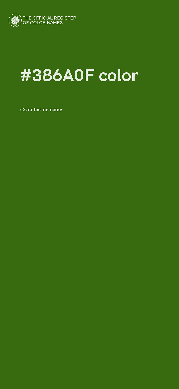 #386A0F color image