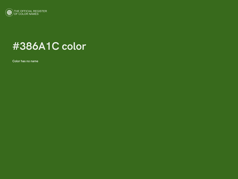 #386A1C color image