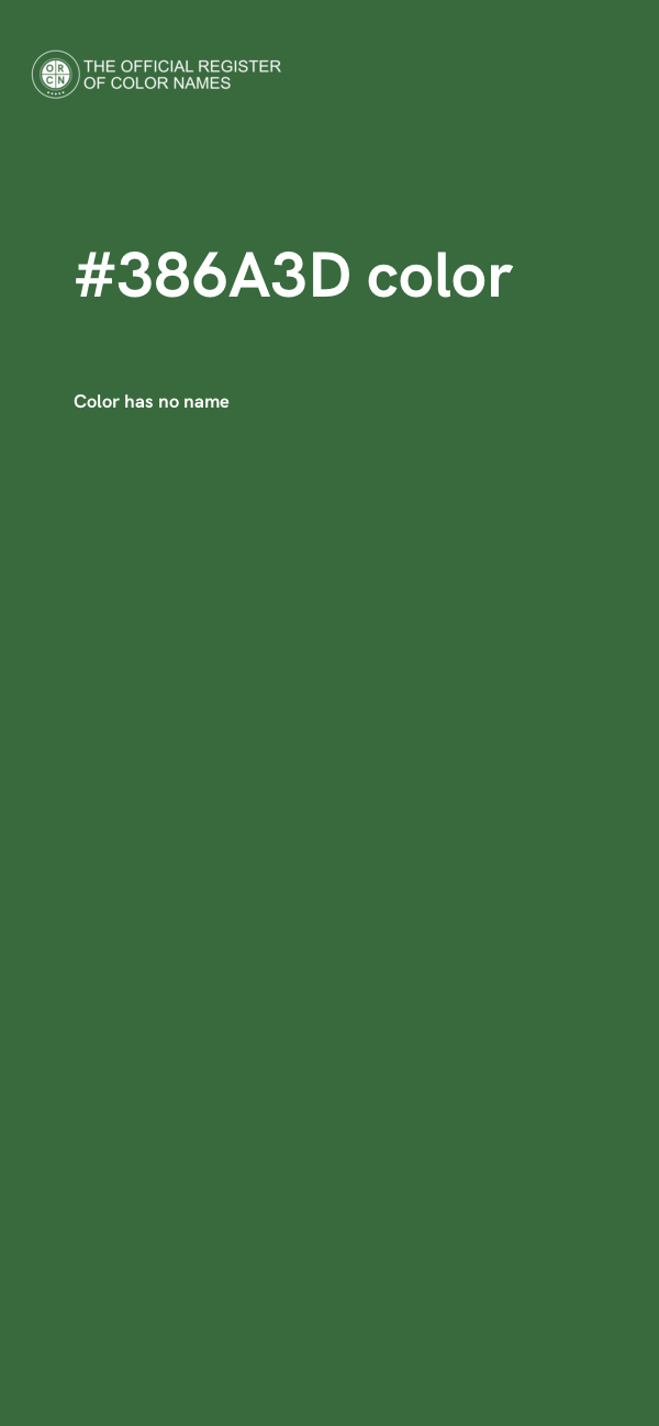 #386A3D color image