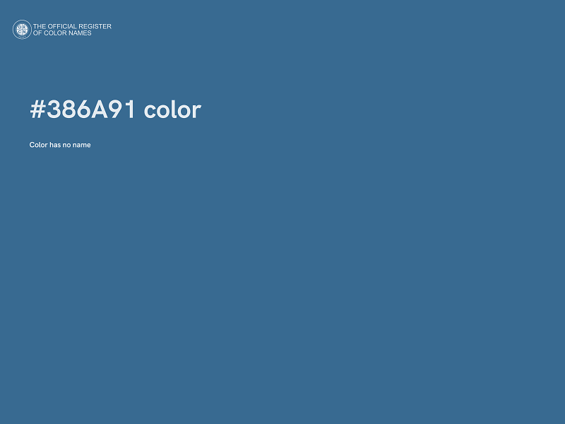 #386A91 color image