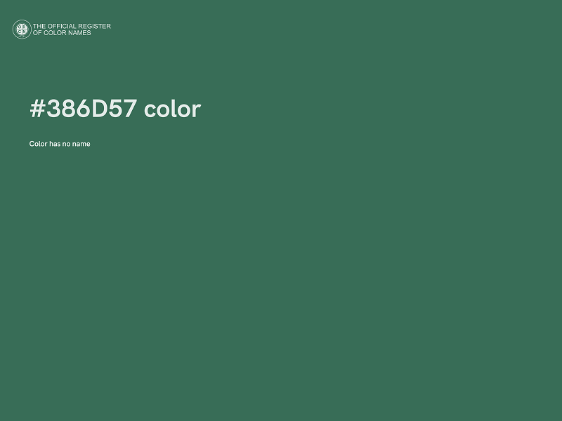 #386D57 color image