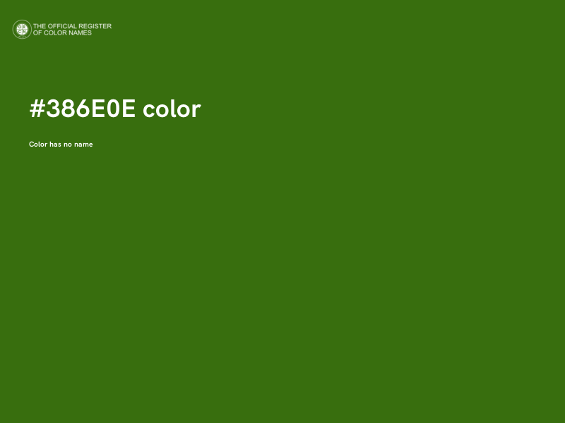 #386E0E color image