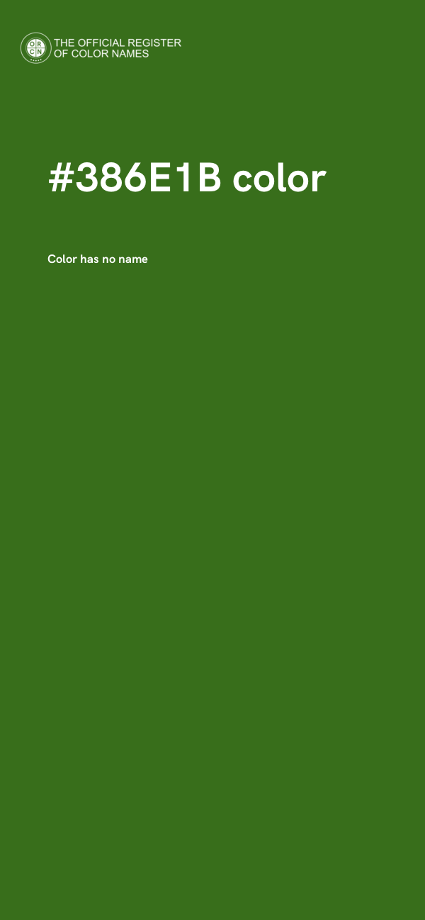 #386E1B color image