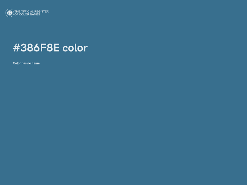 #386F8E color image