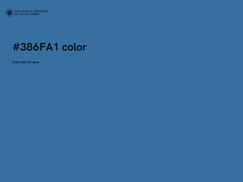 #386FA1 color image