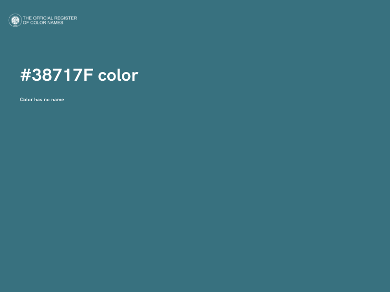 #38717F color image