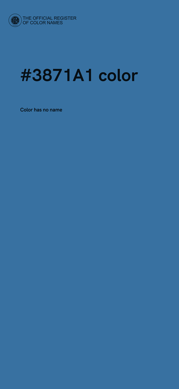 #3871A1 color image
