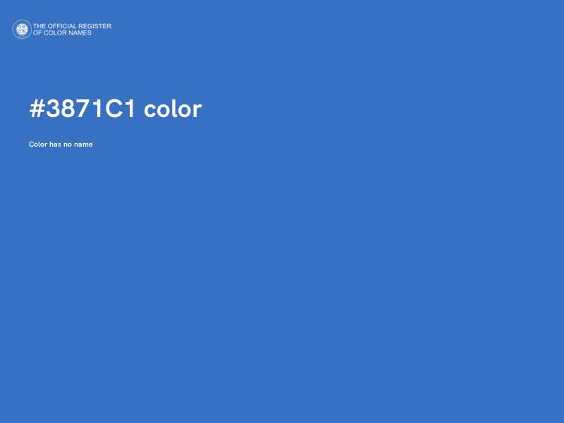 #3871C1 color image