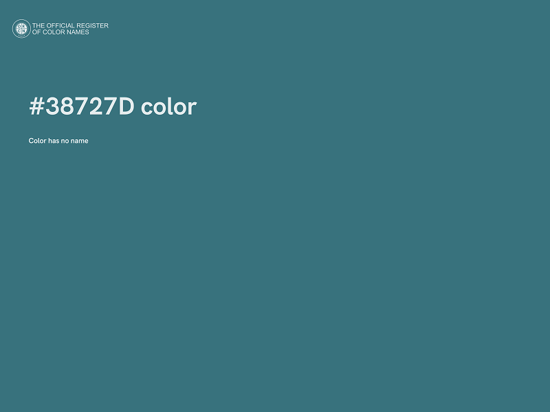 #38727D color image