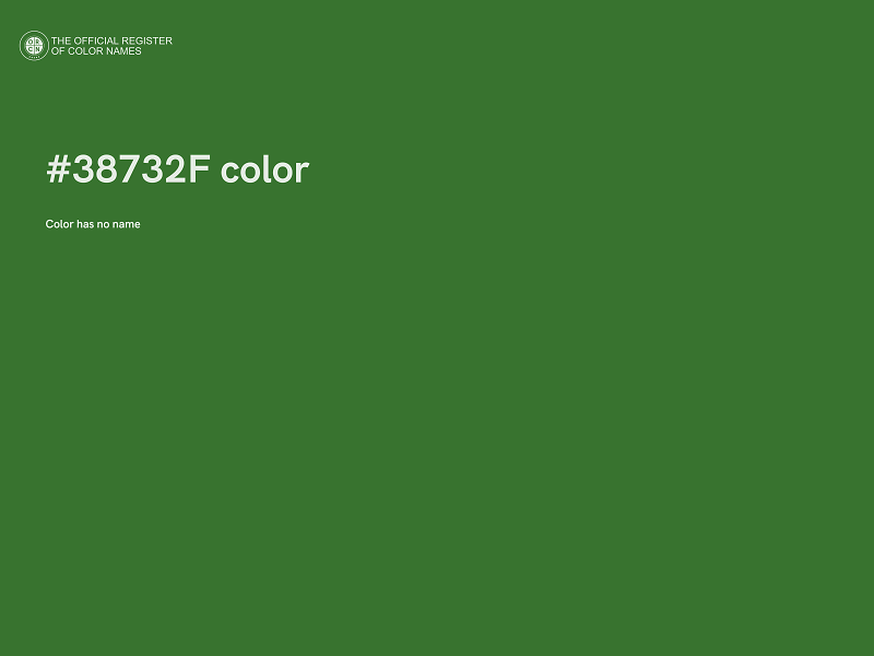 #38732F color image