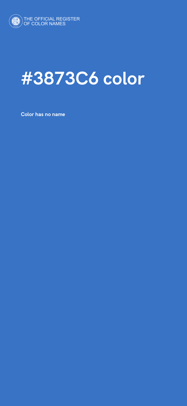 #3873C6 color image