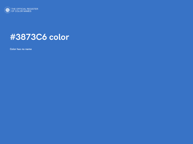 #3873C6 color image