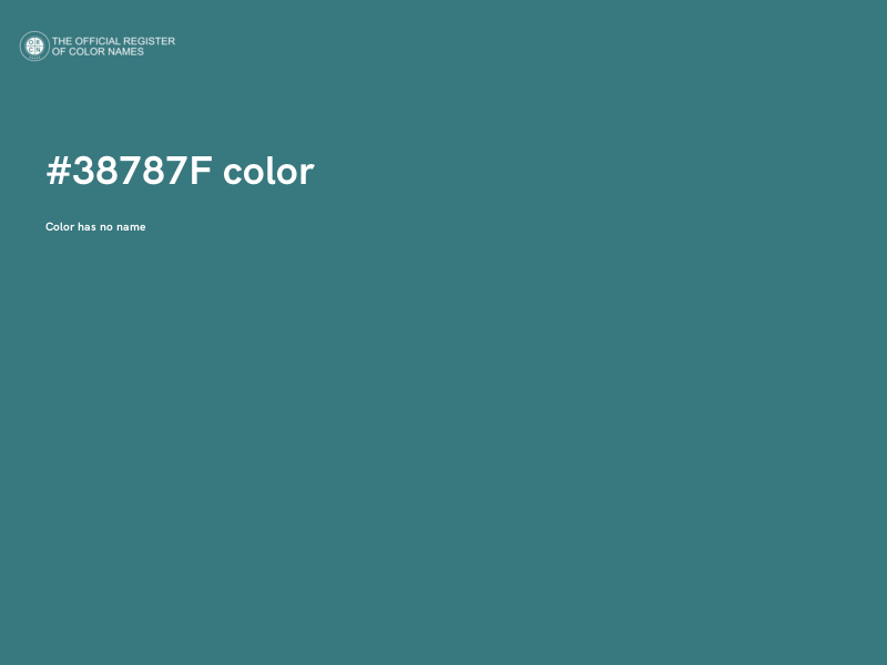 #38787F color image