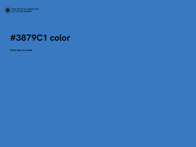 #3879C1 color image