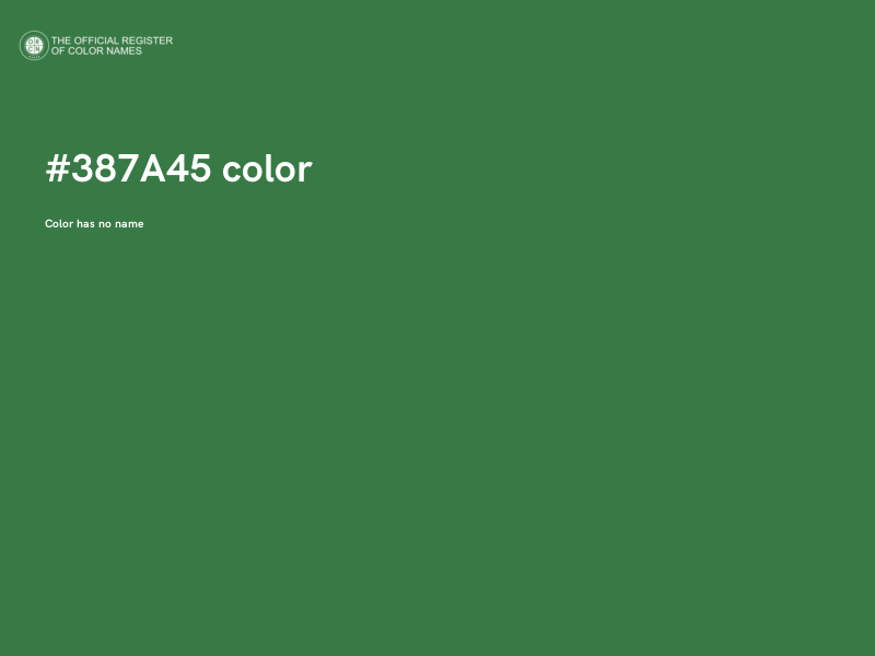 #387A45 color image