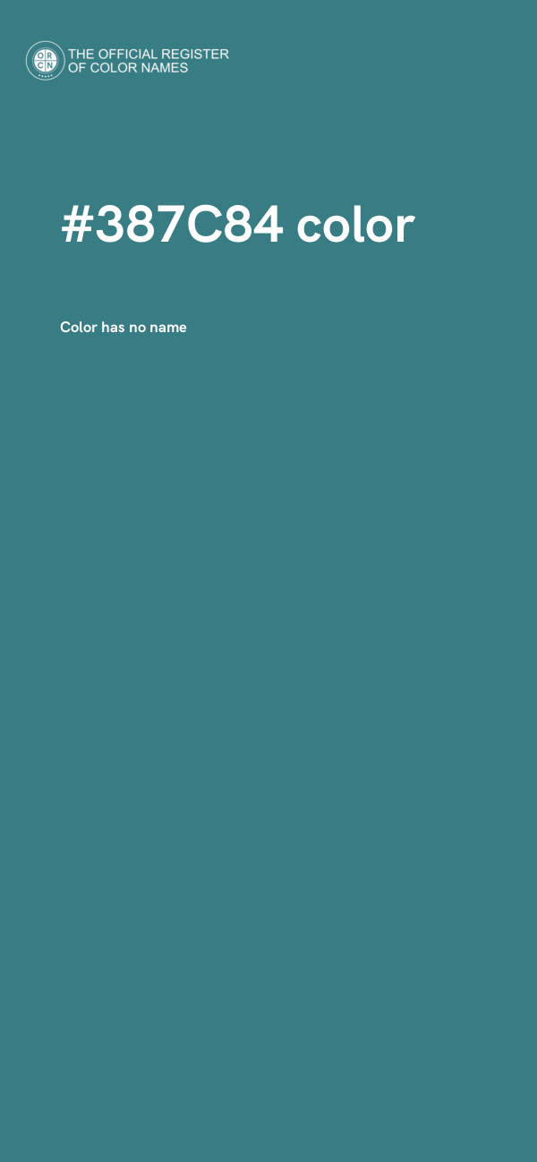 #387C84 color image