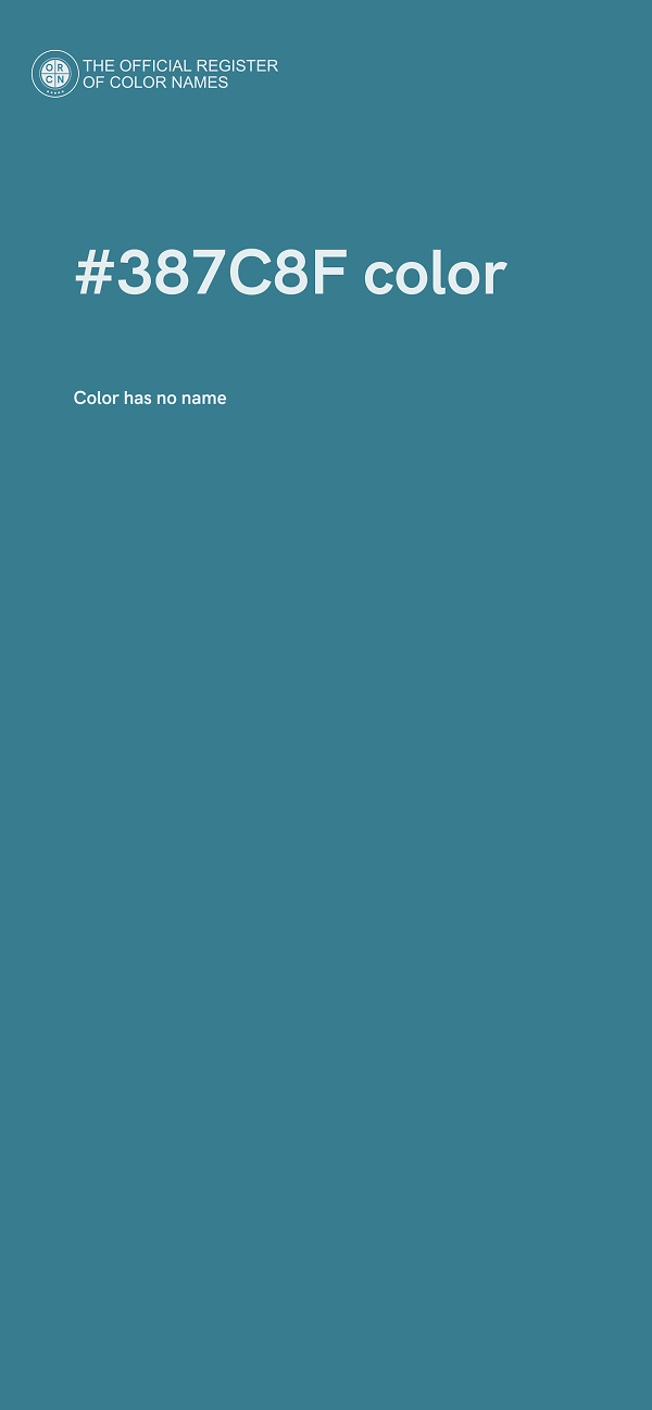 #387C8F color image