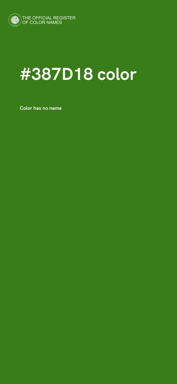 #387D18 color image