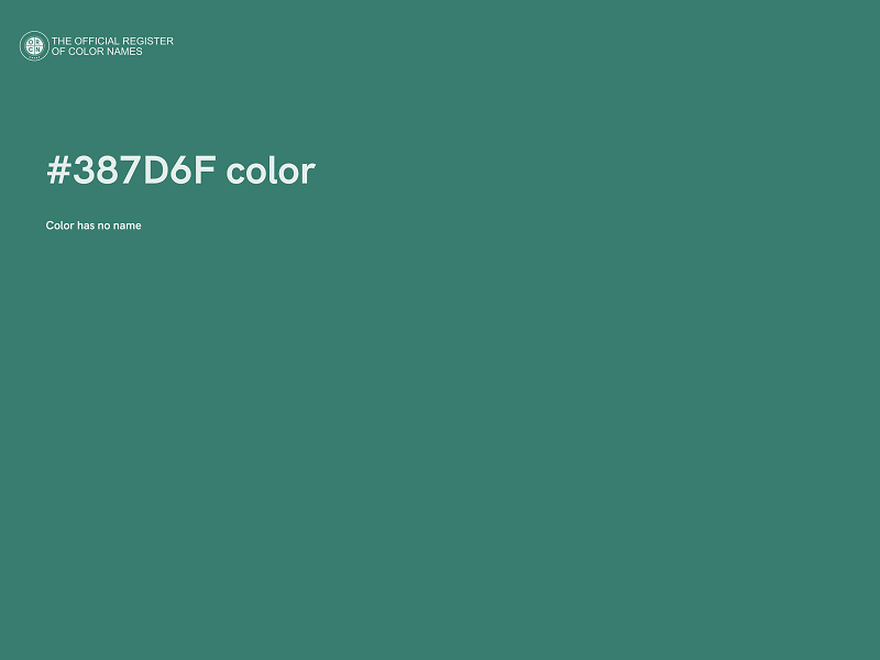 #387D6F color image