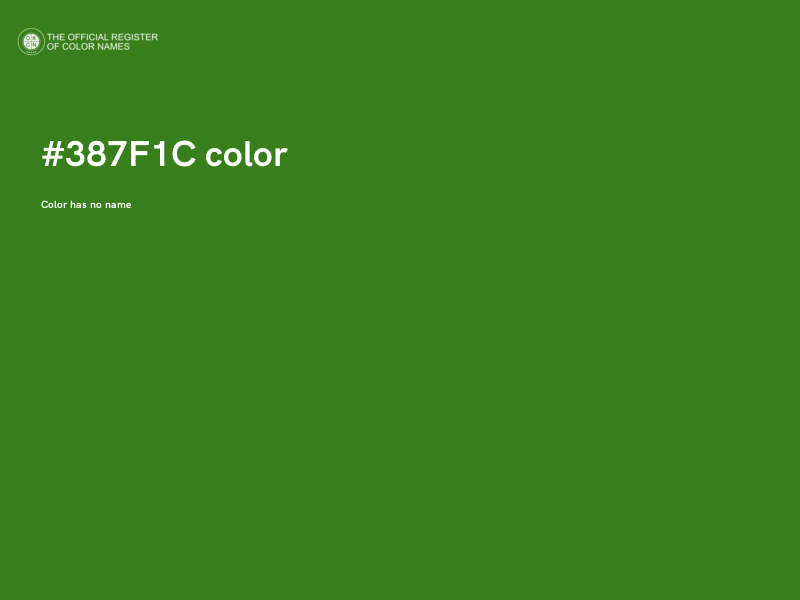 #387F1C color image