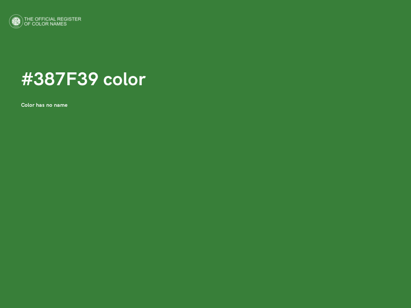 #387F39 color image