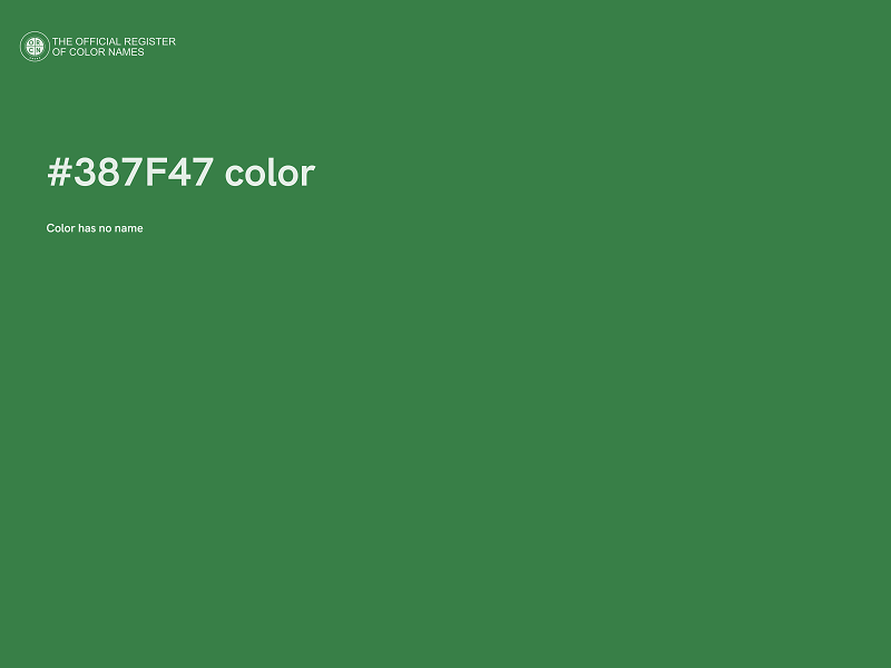 #387F47 color image