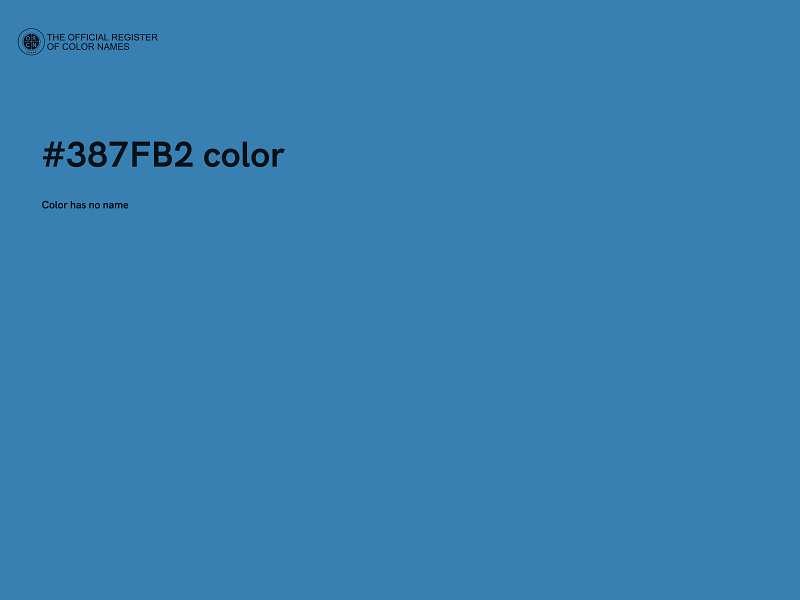 #387FB2 color image