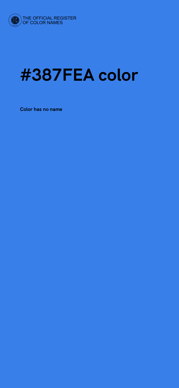 #387FEA color image