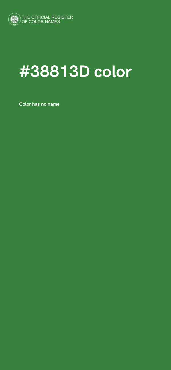 #38813D color image