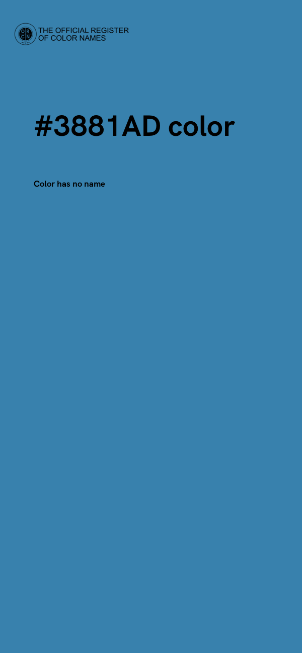 #3881AD color image