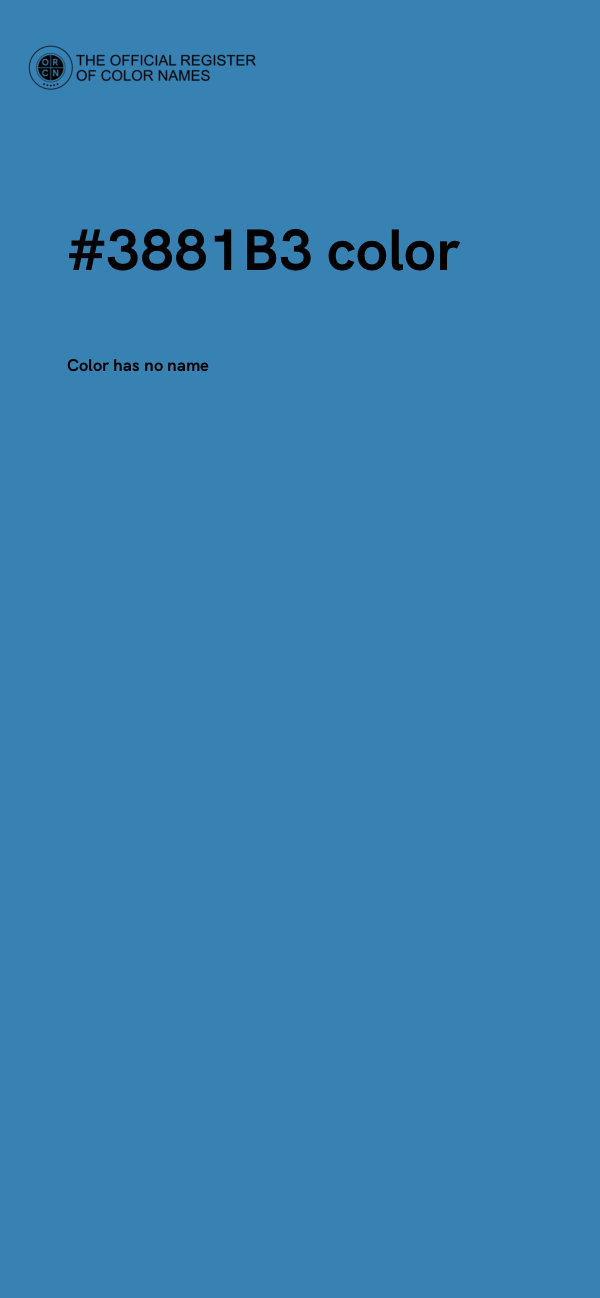 #3881B3 color image