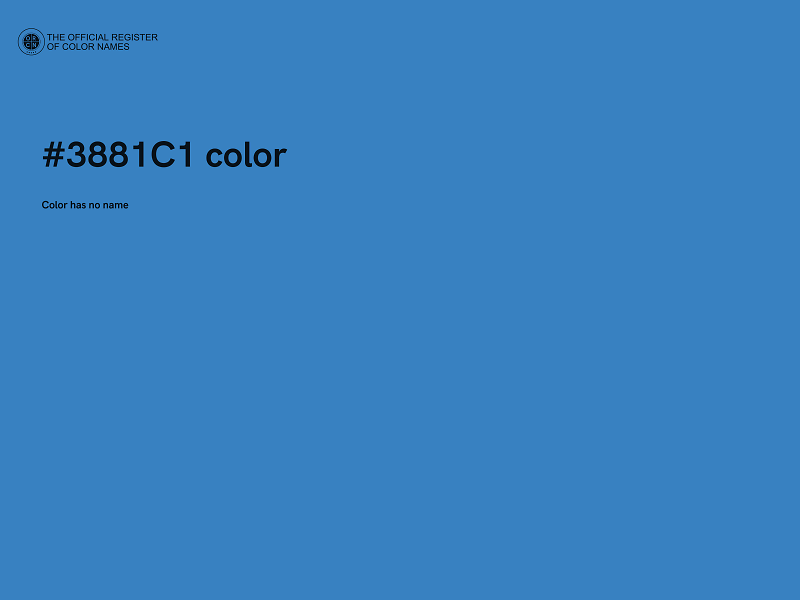 #3881C1 color image