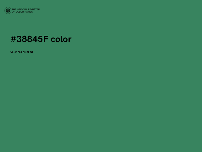 #38845F color image