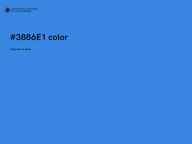 #3886E1 color image