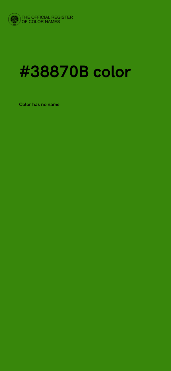#38870B color image