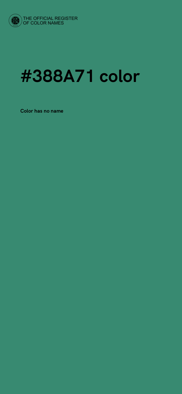 #388A71 color image