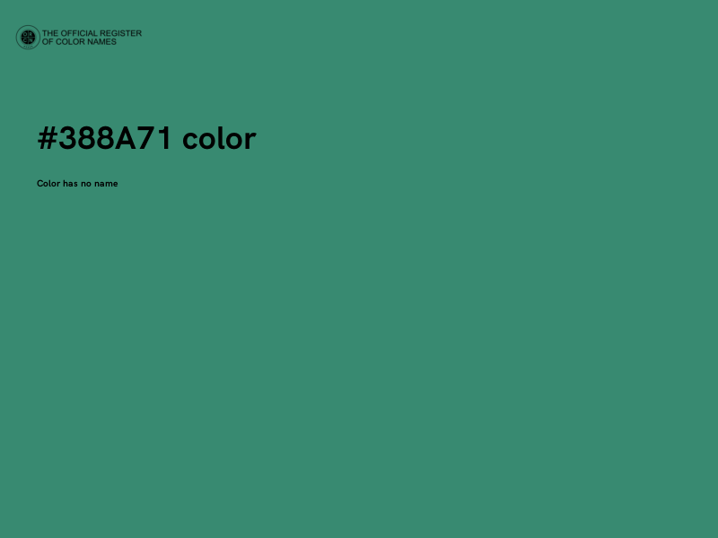 #388A71 color image