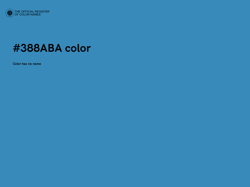 #388ABA color image