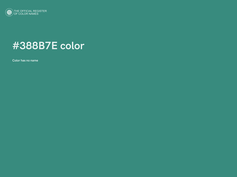 #388B7E color image