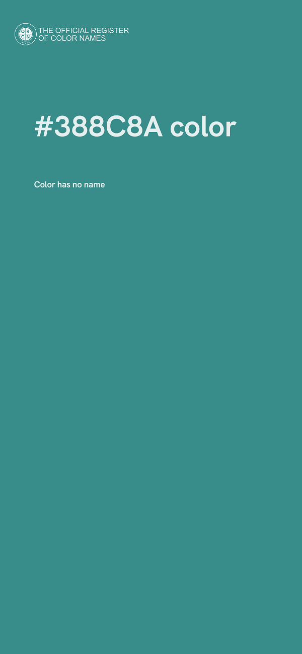 #388C8A color image