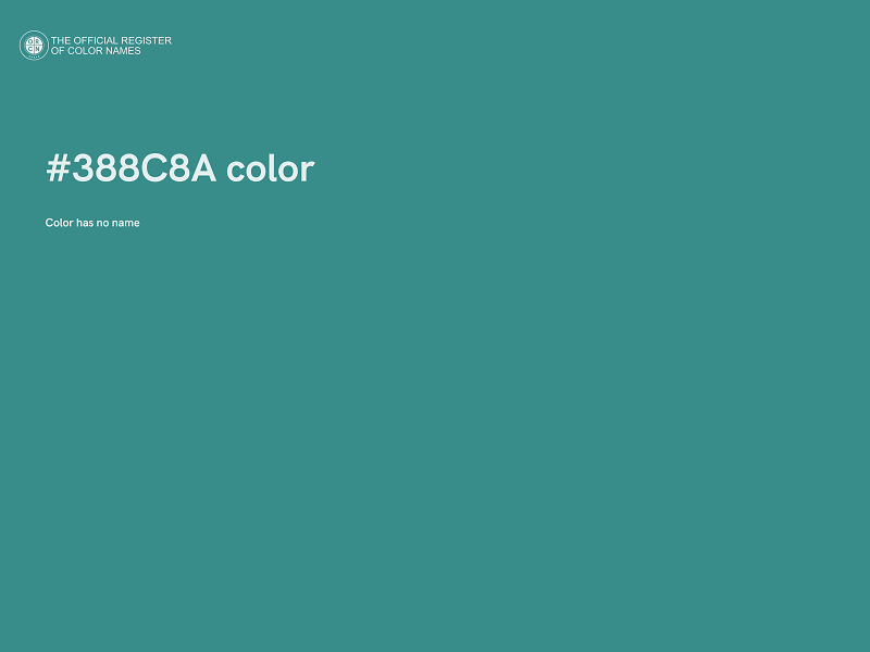 #388C8A color image