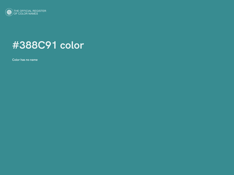 #388C91 color image