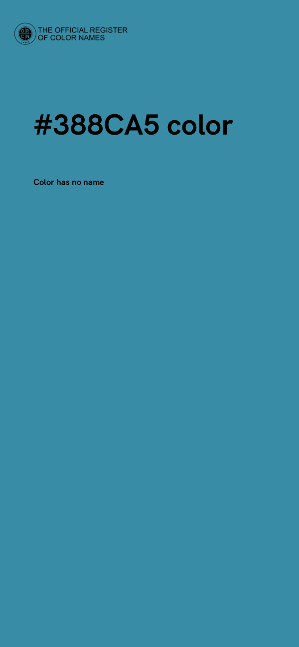 #388CA5 color image