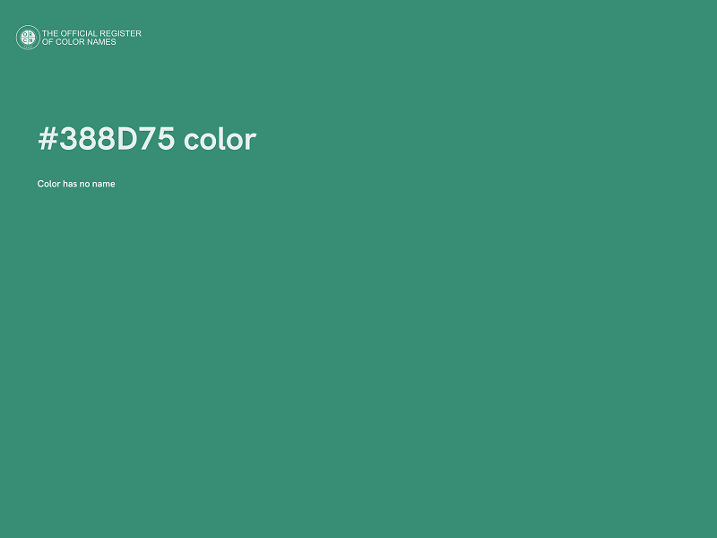 #388D75 color image