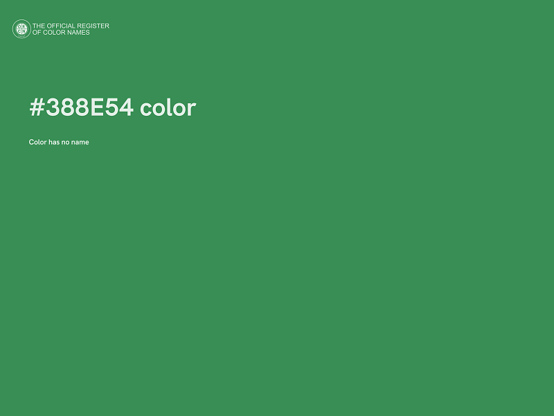 #388E54 color image
